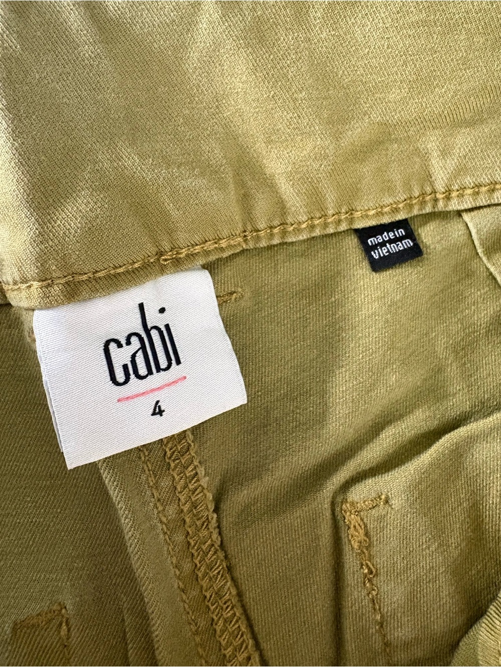 Cabi Olive Green jogger pant